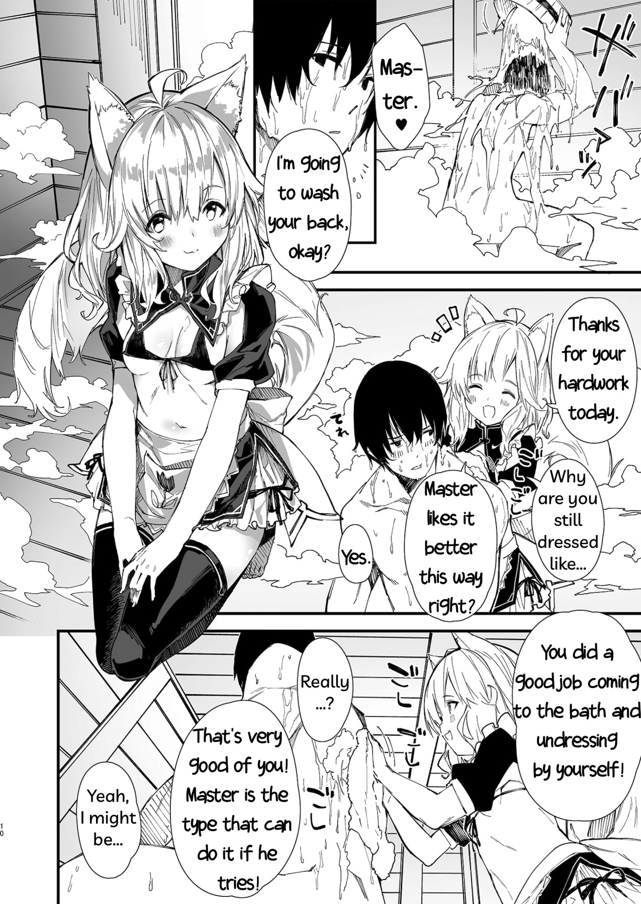 Hentai Manga Comic-A Book About Making Out With a Kemonomimi Maid-Read-8